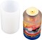 2 Pack Silicone Resin Flower & Candle Mold - Round & 3D Cylinder Molds